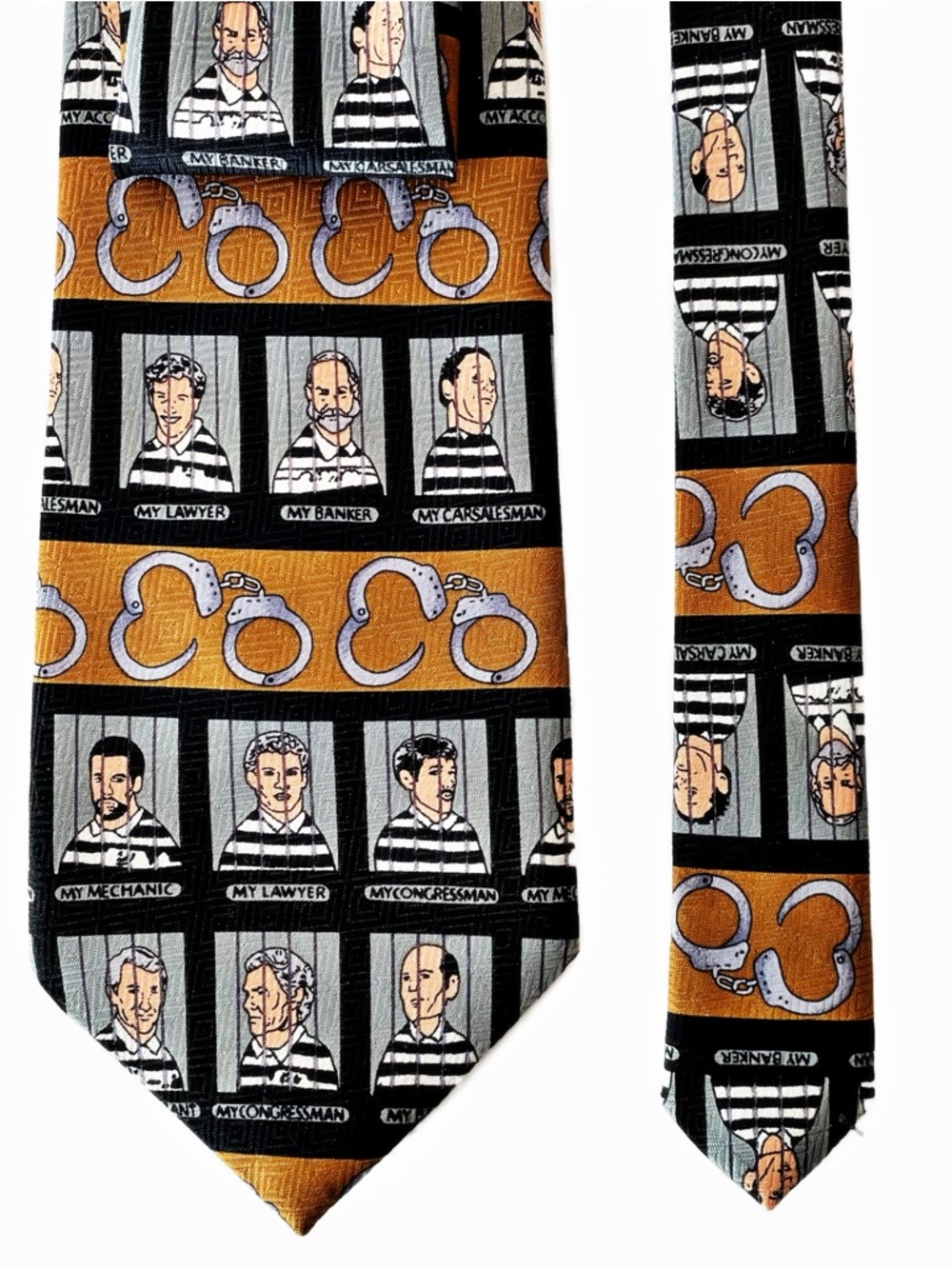 Renaissance Jailbird necktie prisoners jail cells Police Correctional State Law